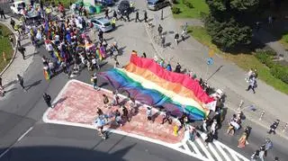 Według organizatorów w marszu wzięło udział około tysiąca osób