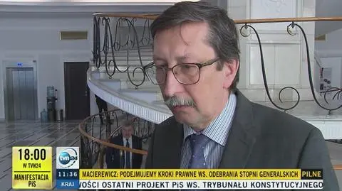 Senator PiS o zapowiedzi odebrania stopni generalskich Jaruzelskiemu i Kiszczakowi 