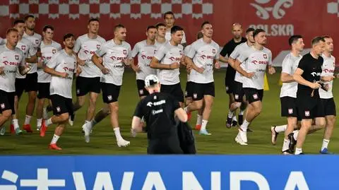 Reprezentacja po pierwszym treningu w Katarze. Kilku piłkarzy trzeba było oszczędzić