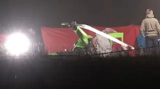 Wypadek śmigłowca w pow. starogardzkim