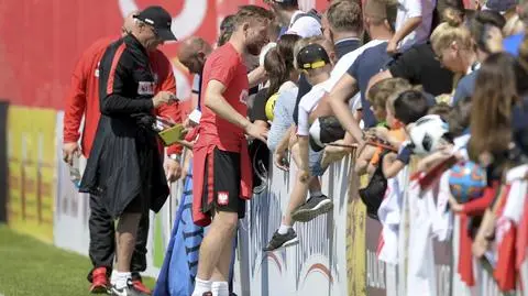 Pierwszy trening na zgrupowaniu