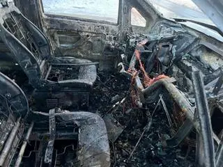 W Poznaniu spłonął samochód 