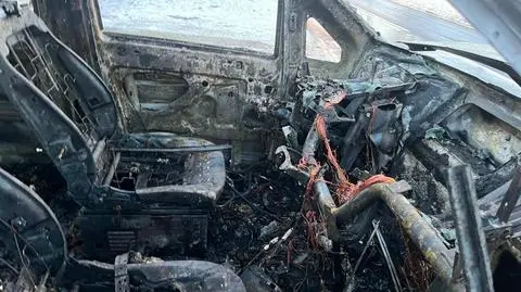 W Poznaniu spłonął samochód 