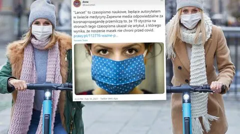 W "The Lancet" napisano, że noszenie maseczek nie chroni przed COVID-19? Tłumaczenie zmanipulowano