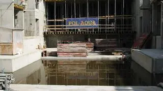 Teatr Szekspirowski w trakcie budowy