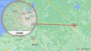 Pożar w centrum handlowym pod Moskwą