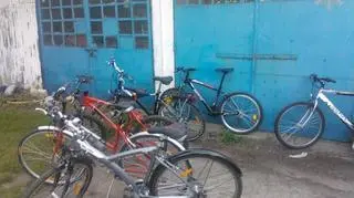 Rowery znajdowały się na prywatnej posesji