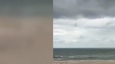 Trąba wodna w Jarosławcu 