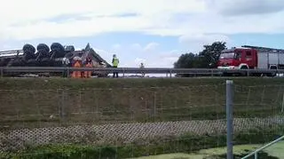 Po wypadku droga S8 została całkowicie zablokowana