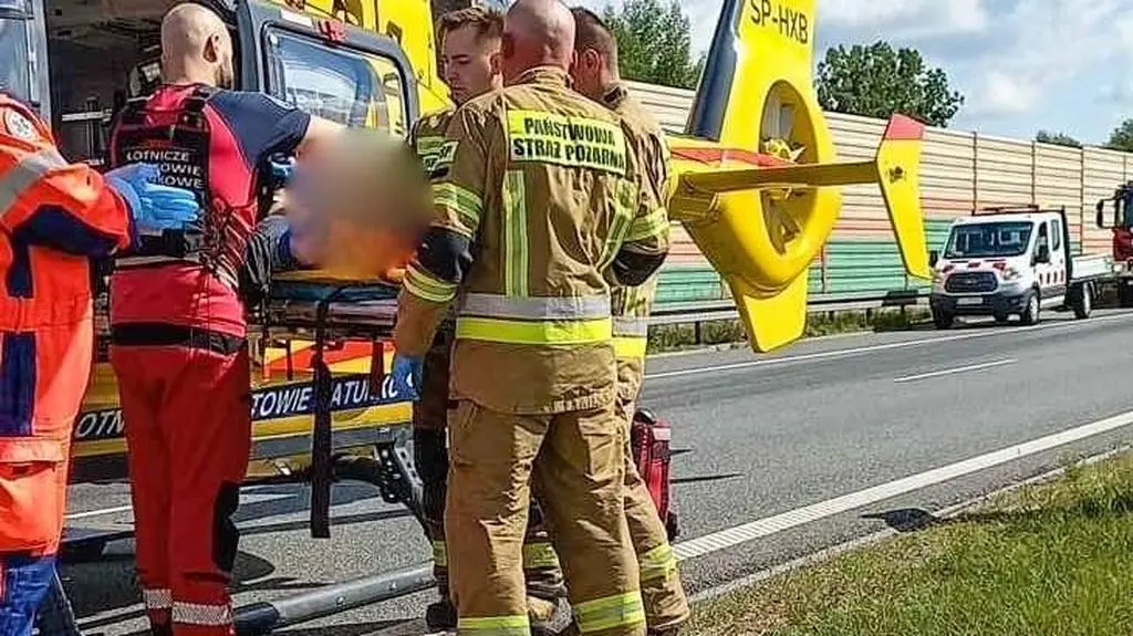 Wypadek na A2
