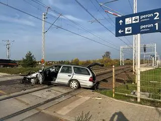 Samochód został zabezpieczony do oględzin 