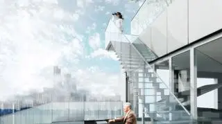 The Cloud - taras w jednym z apartamentów