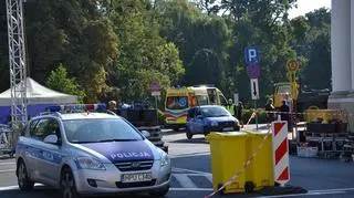 Mężczyzna jest w ciężkim stanie
