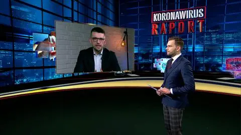 Łukasz Chojniak odpowiadał na pytania w "Koronawirus. Raport"