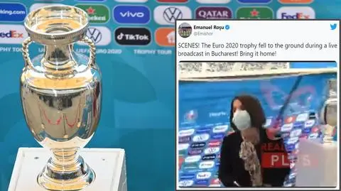 Trofeum na ziemi, reporterka zaskoczona