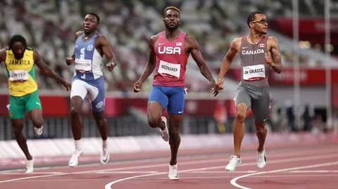 Sprinter o polskim nazwisku wicemistrzem na 200 metrów. Kapitalny czas w finale