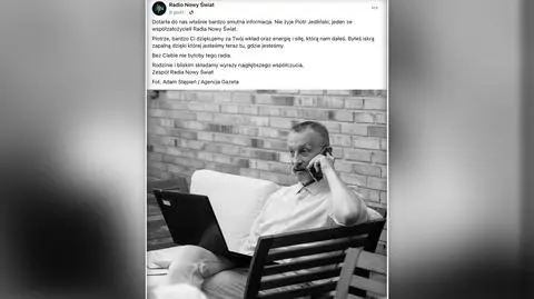 Nie żyje Piotr Jedliński