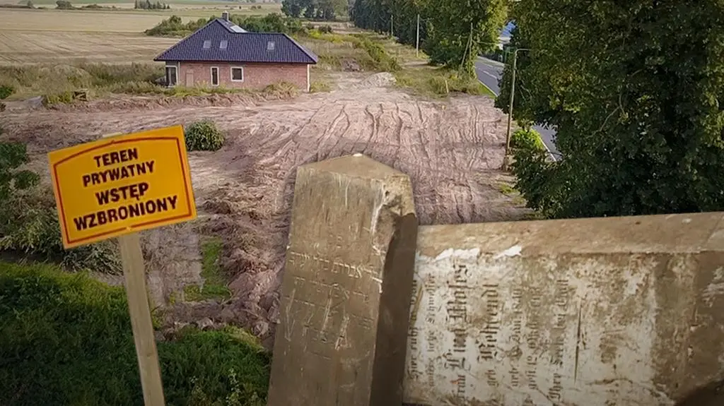 Zabytkowy cmentarz żydowski zniszczony