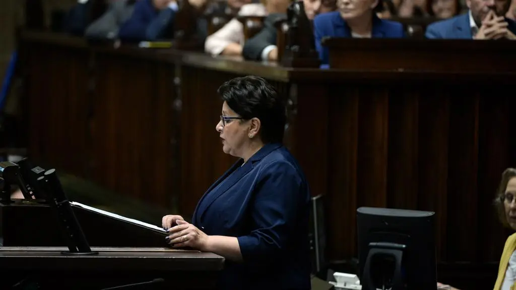 Całe wystąpienie szefowej MSW Teresy Piotrowskiej