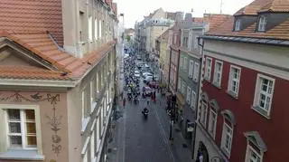 Motory wjechały ulicą Wielką