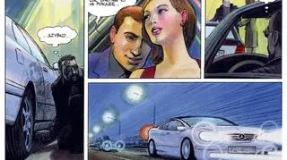 Zamiast polonezów czy dużych fiatów bohaterowie jeżdżą mercedesami