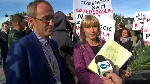 Właściciele placówki i rodzice przedszkolaków czekali w piątek na Ewę Kopacz