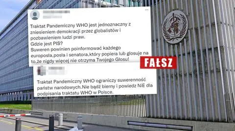 Internauci o trwającym zgromadzeniu WHO: "traktat pandemiczny ograniczy suwerenność państw". To manipulacja