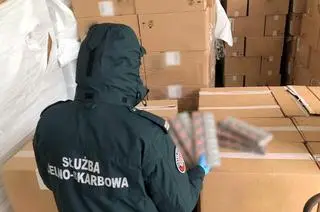 W naczepie były białoruskie papierosy 
