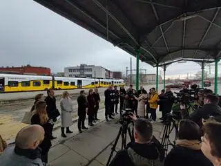 Na Świebodzki zawitał pociąg Kolei Dolnośląskich