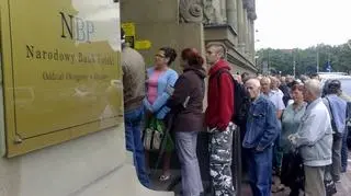 Kolejka po okolicznościowe monety