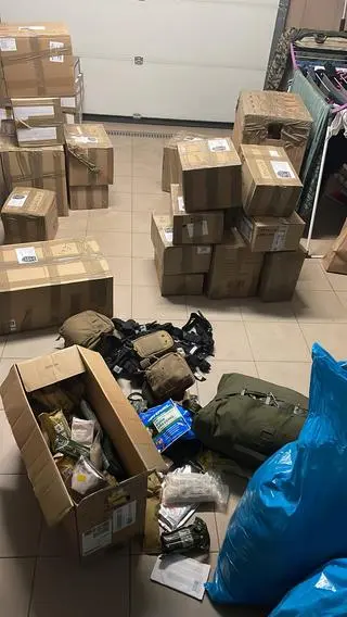 Część ze sprzętu zgromadzonego przez Wojciecha Majera.