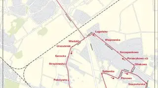 Schemat linii nocnej 244