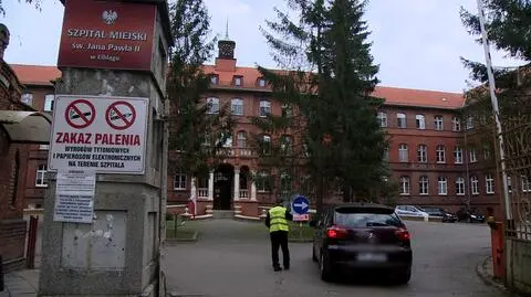 Pijany wybił szybę w drzwiach szpitalnej izby przyjęć