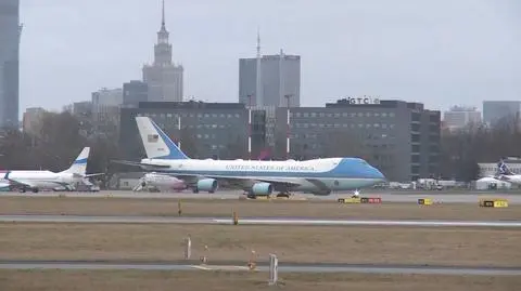 Prezydencki Boeing 747 w Warszawie