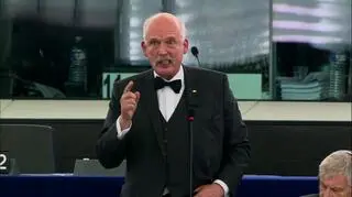 "A poza tym sądzę, że UE musi być zniszczona". Przemówienie Janusza Korwin-Mikkego 