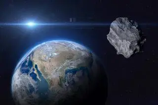 Planetoida w pobliżu Ziemi - zdjęcie poglądowe