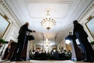 Joe Biden i William Ruto w Białym Domu