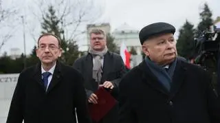 Jarosław Kaczyński, Maciej Wąsik i Mariusz Kamiński