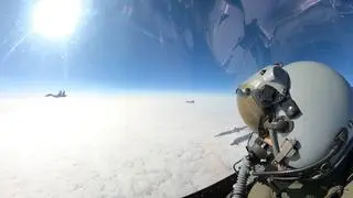 Rosyjskie myśliwce nad Bałtykiem. Widok z kabiny rumuńskiego F-16