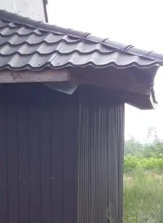 Z blachy zrobił podbitkę 
