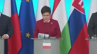 Beata Szydło: przyjęliśmy wspólne stanowisko o przyszłości Europy