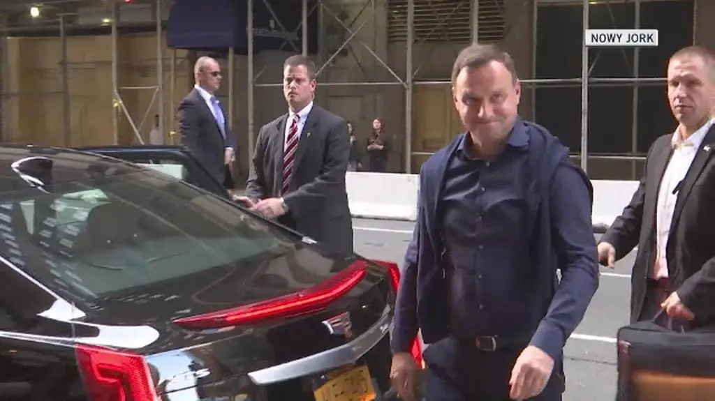 Prezydent Andrzej Duda przybył do Nowego Jorku