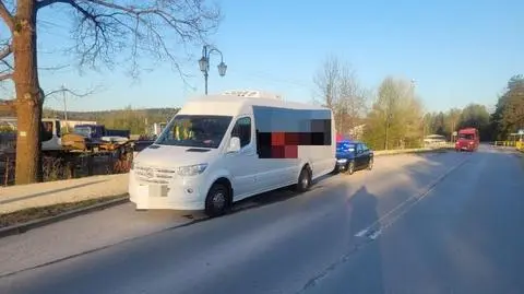 Kierująca busem została zatrzymana na trasie Kielce-Zagnańsk