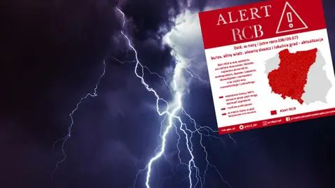 Alert RCB dla 11 województw. "Możliwe podtopienia"