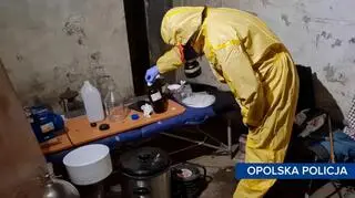 Na miejscu pracowali eksperci z laboratorium kryminalistycznego 