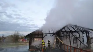 Pożar w zoo w Borysewie