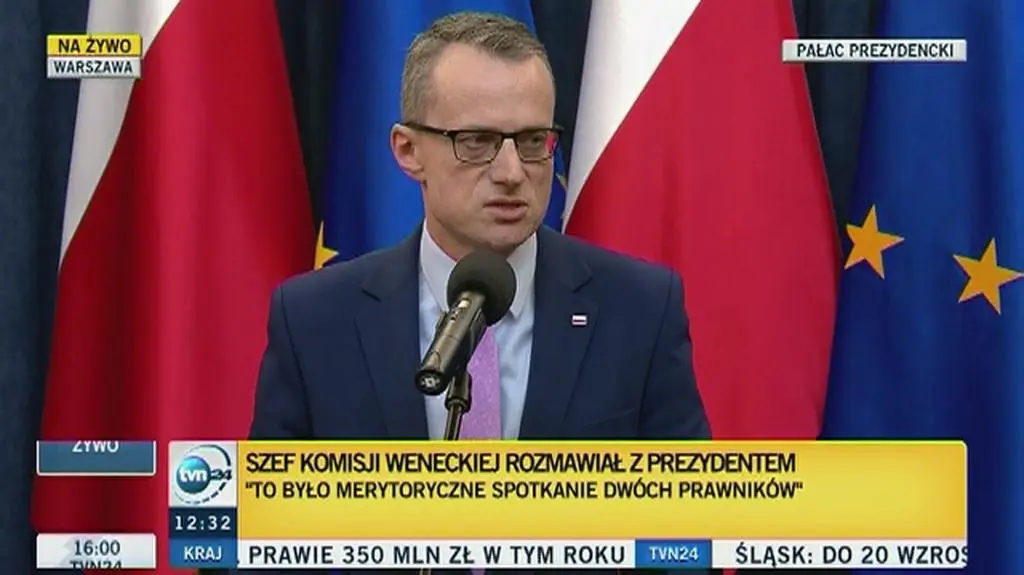 Szef Komisji Weneckiej u prezydenta. "Dobre spotkanie dwóch prawników"