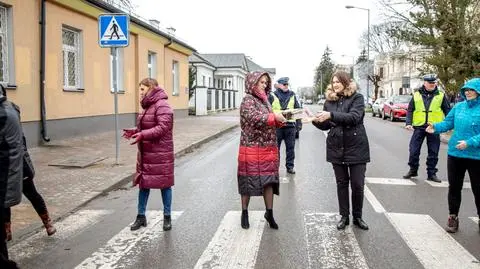 Policja kierowała ruchem 