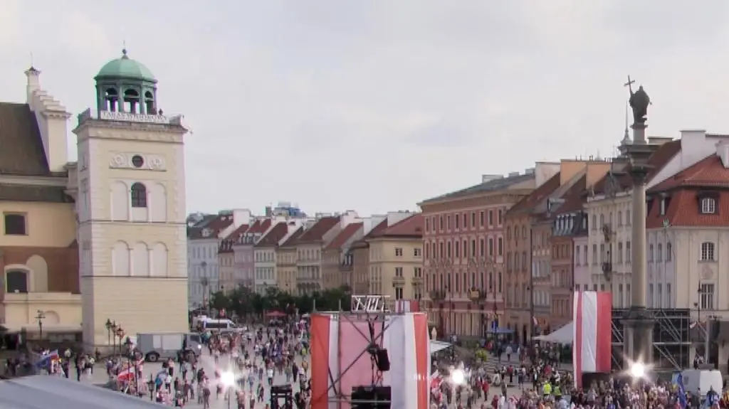Warszawa przed wiecem 4 czerwca