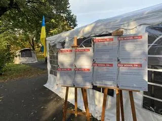 Akcja informacyjna w miasteczku edukacyjnym